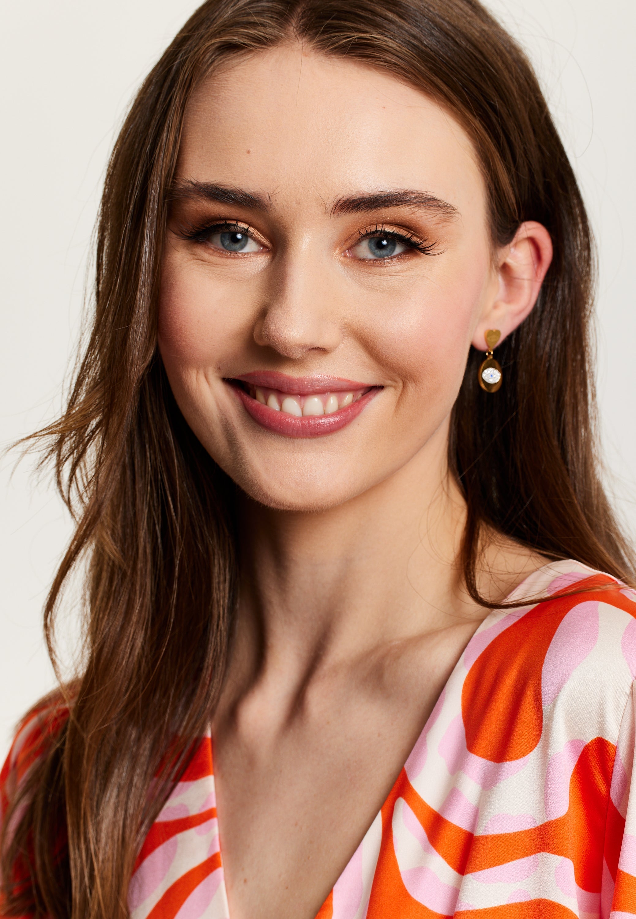 Liquorish Evil Eye Earring