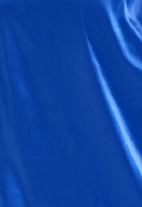 Women's Midi Dress with Long Sleeves in Royal Blue Satin - Elegant Wrap Style by Liquorish