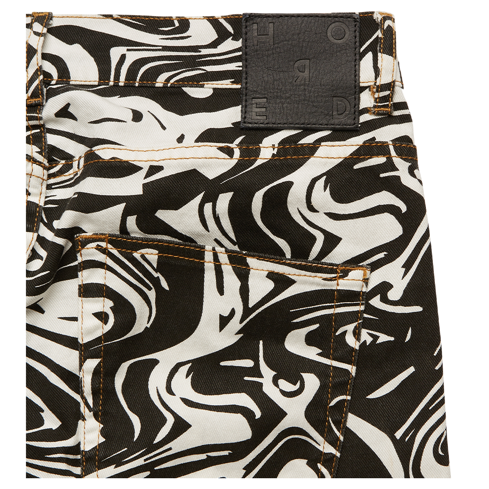 Horde Studio's Arden off-white men's jeans feature an all-over abstract marble pattern.
Shop Now!