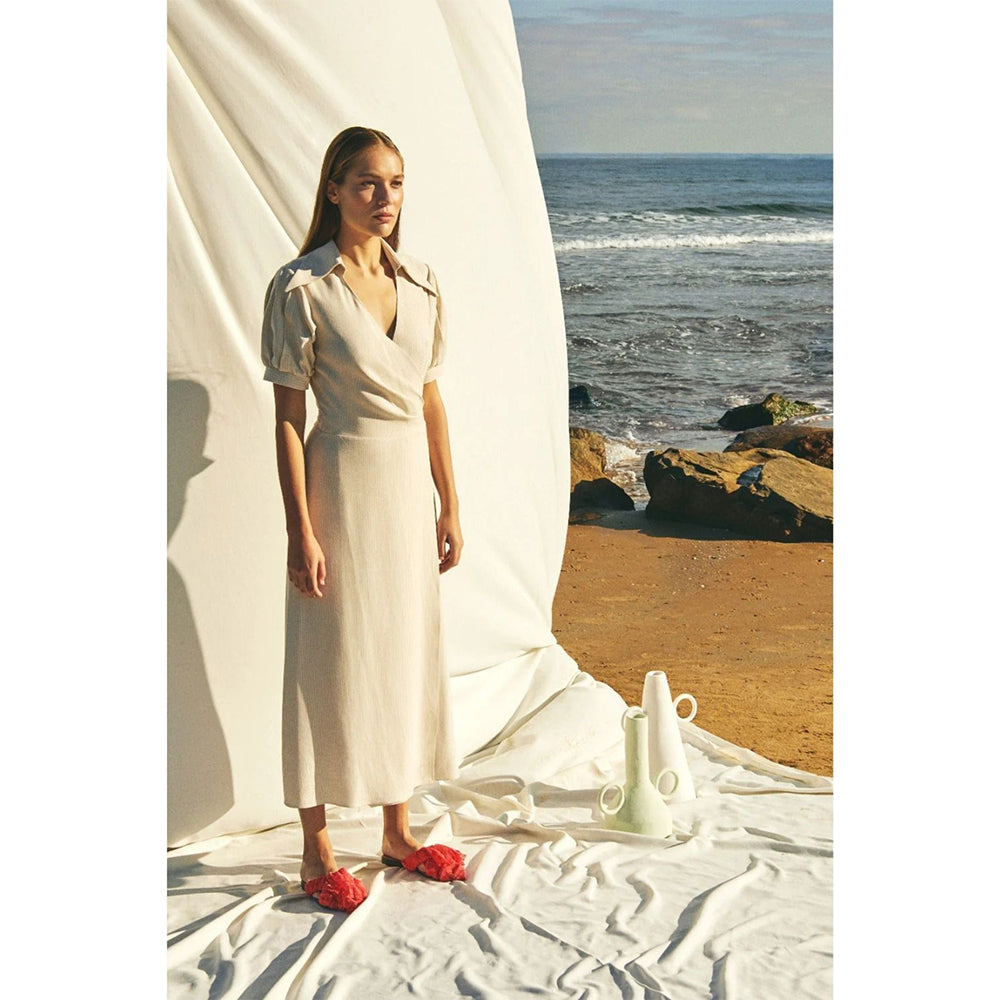 Explore the Agon Wrap Dress crafted for elegance. Online dress shop. Shop Now!