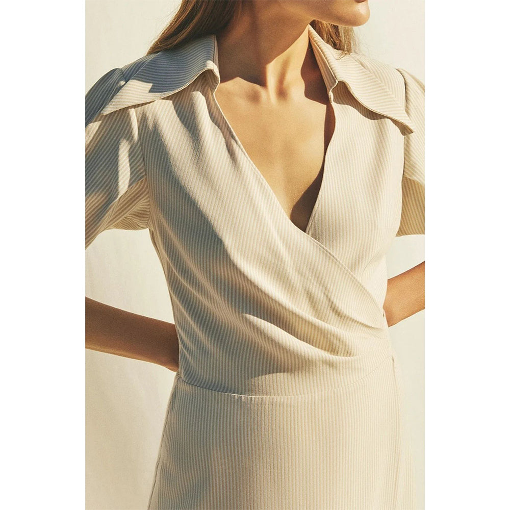 Explore the Agon Wrap Dress crafted for elegance. Online dress shop. Shop Now!