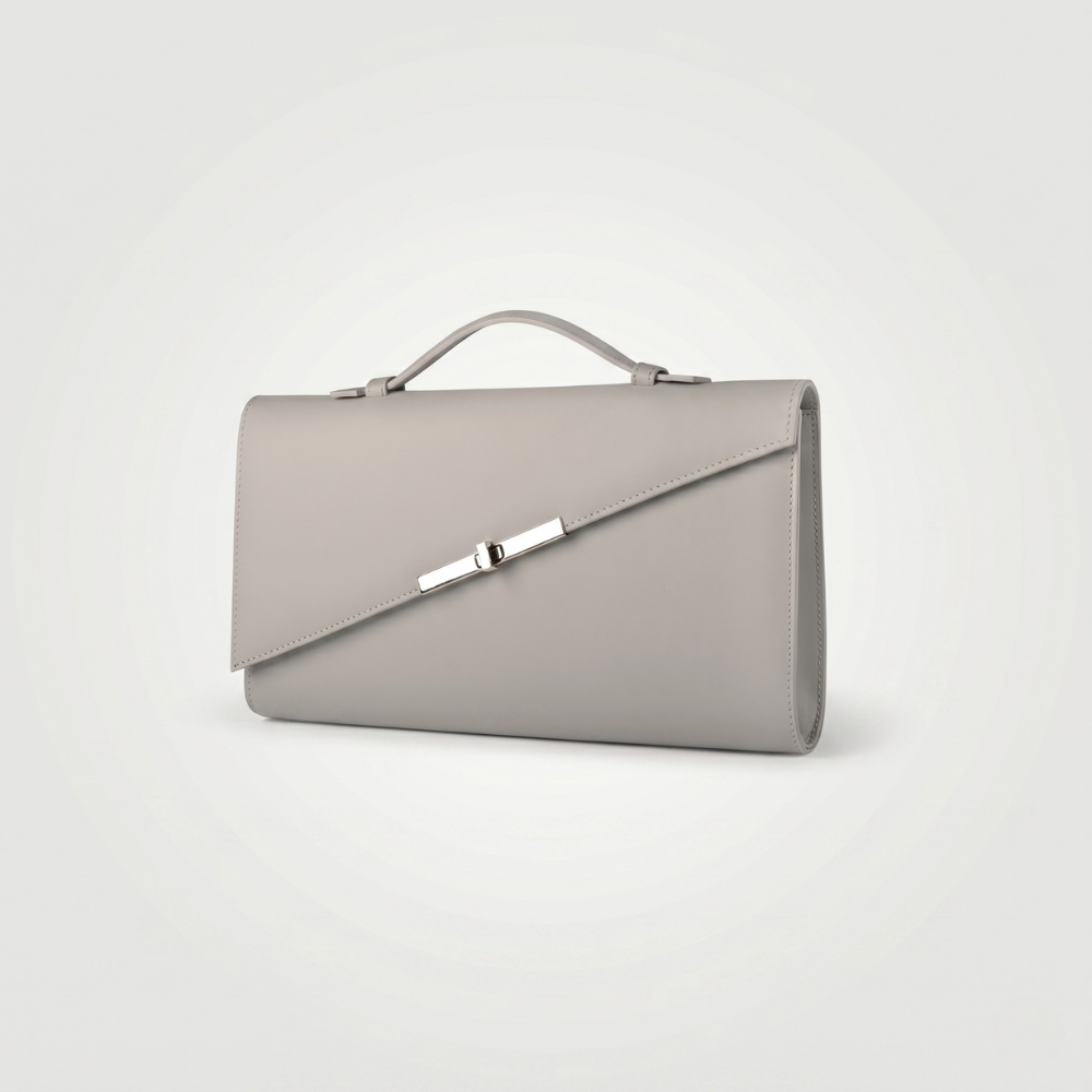 Alex Clutch in Off-White
