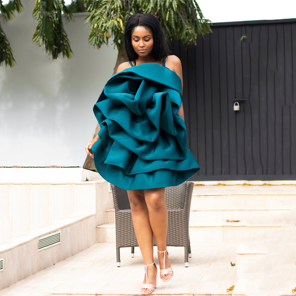 Alina dress: Timeless beauty, contemporary allure. Elevate your style with this chic and versatile attire.