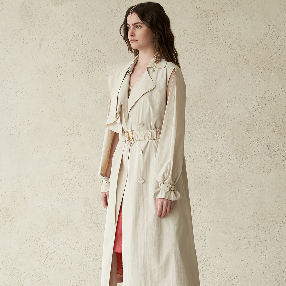 Discover the beauty of dresses with this trench coat designed for timeless charm. Shop Now!