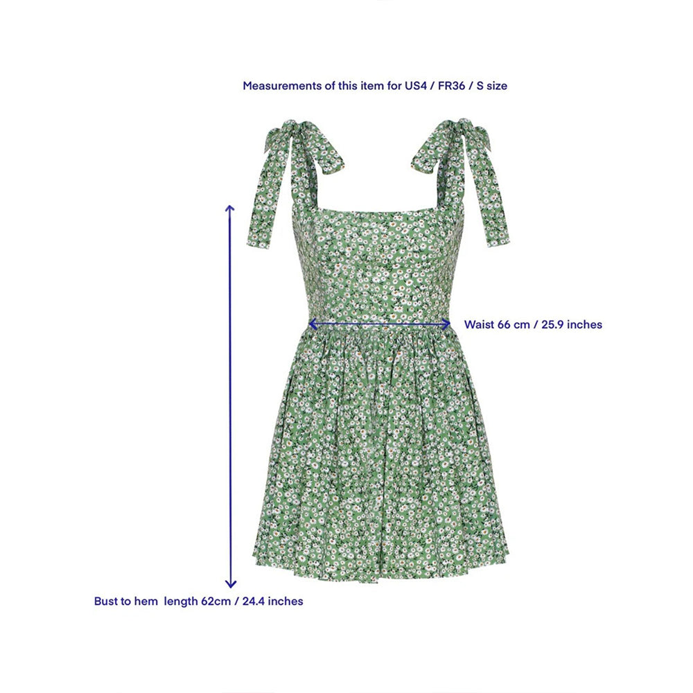 Audree Floral Print Poplin Mini Dress