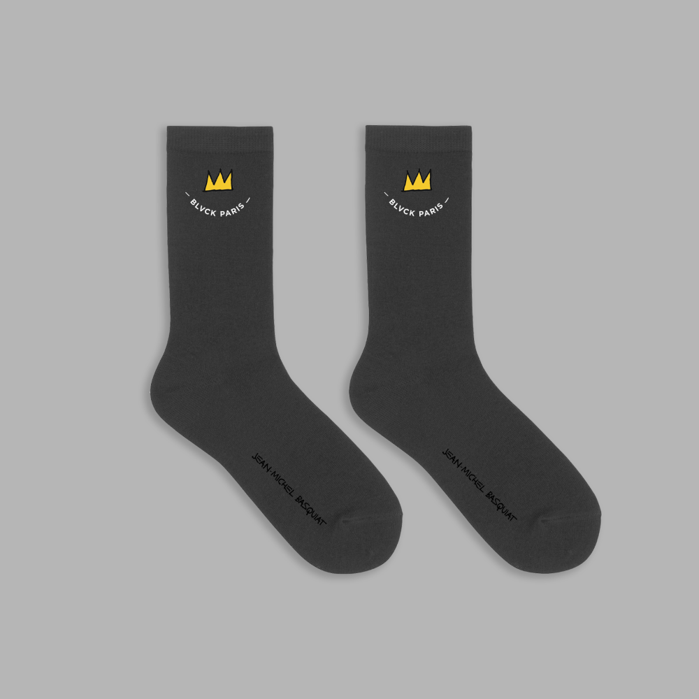 Luxury shopping meets style with BLVCK X BASQ Socks. Shop Now!
