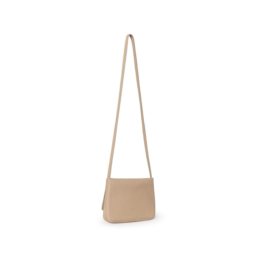 Bandolera Cuir Beige cross bag for women with elegance and flair. Shop Now!
