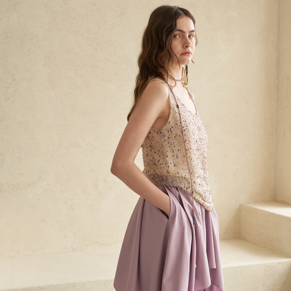 Find elegant beaded sleeveless tank tops on our clothing website. Shop Now!