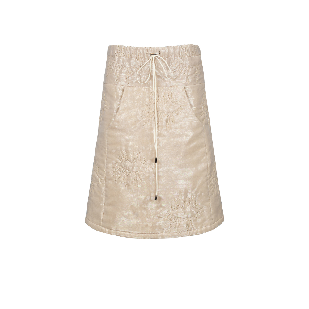 Shop Beige Organza Skirt on our trendy clothing website today. Shop Now!