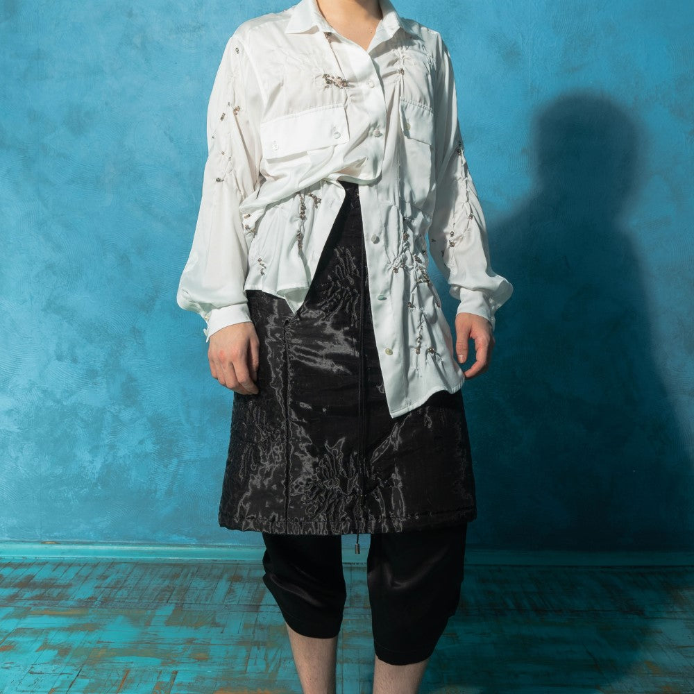 Black Organza Skirt available on our elegant clothing website. Shop Now!