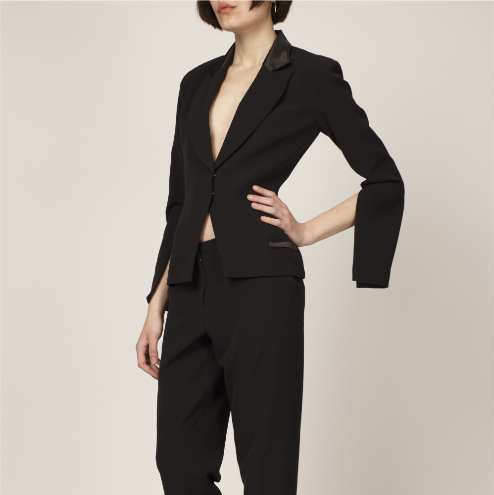 Shop the perfect Black Tuxedo Jacket for a timeless look. Shop Now!
