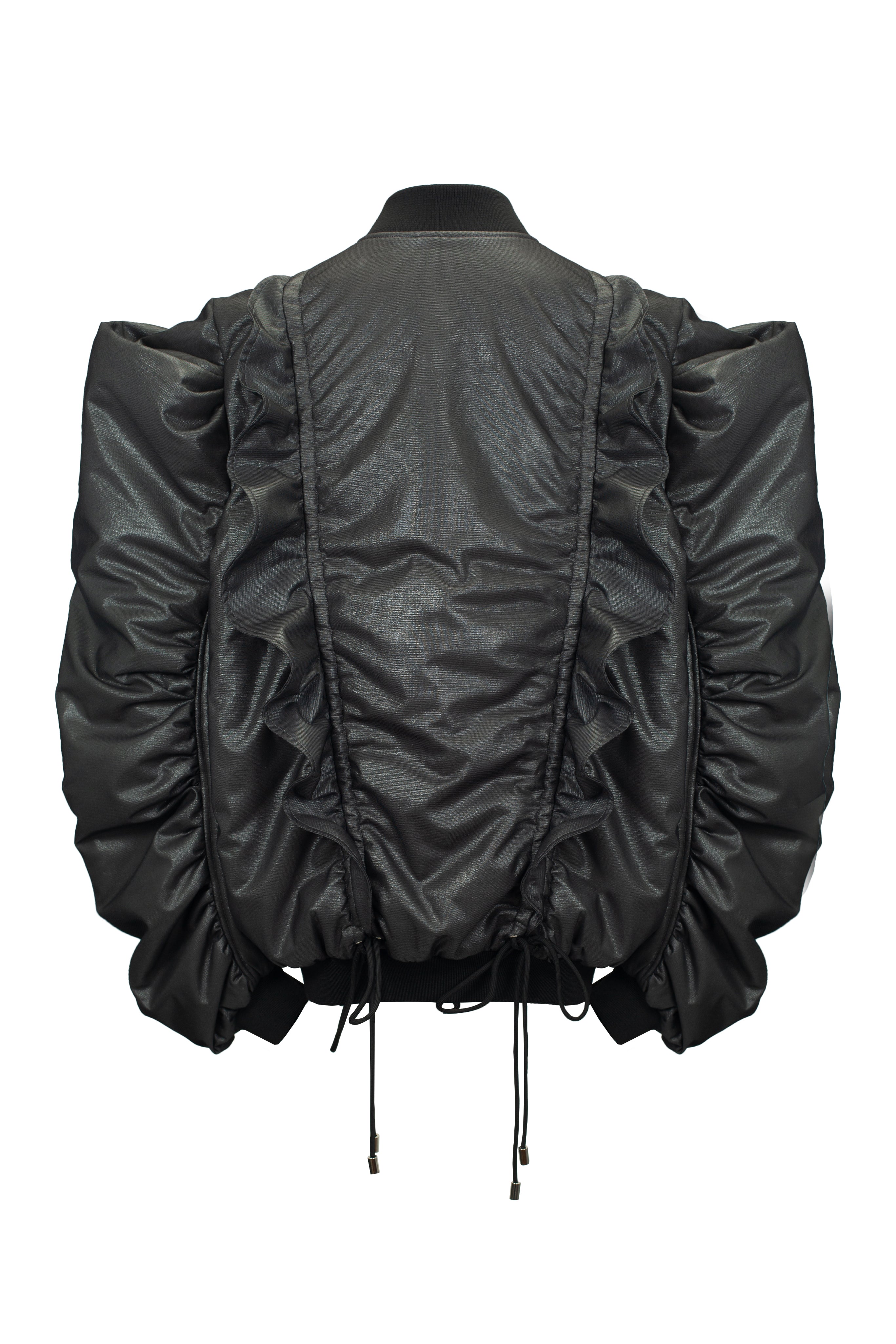 Discover the Black Shimmer Fairy Bomber at our women store. Shop Now!