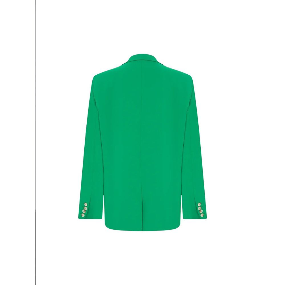 Boxy Oversize Blazer in Vert de Noel