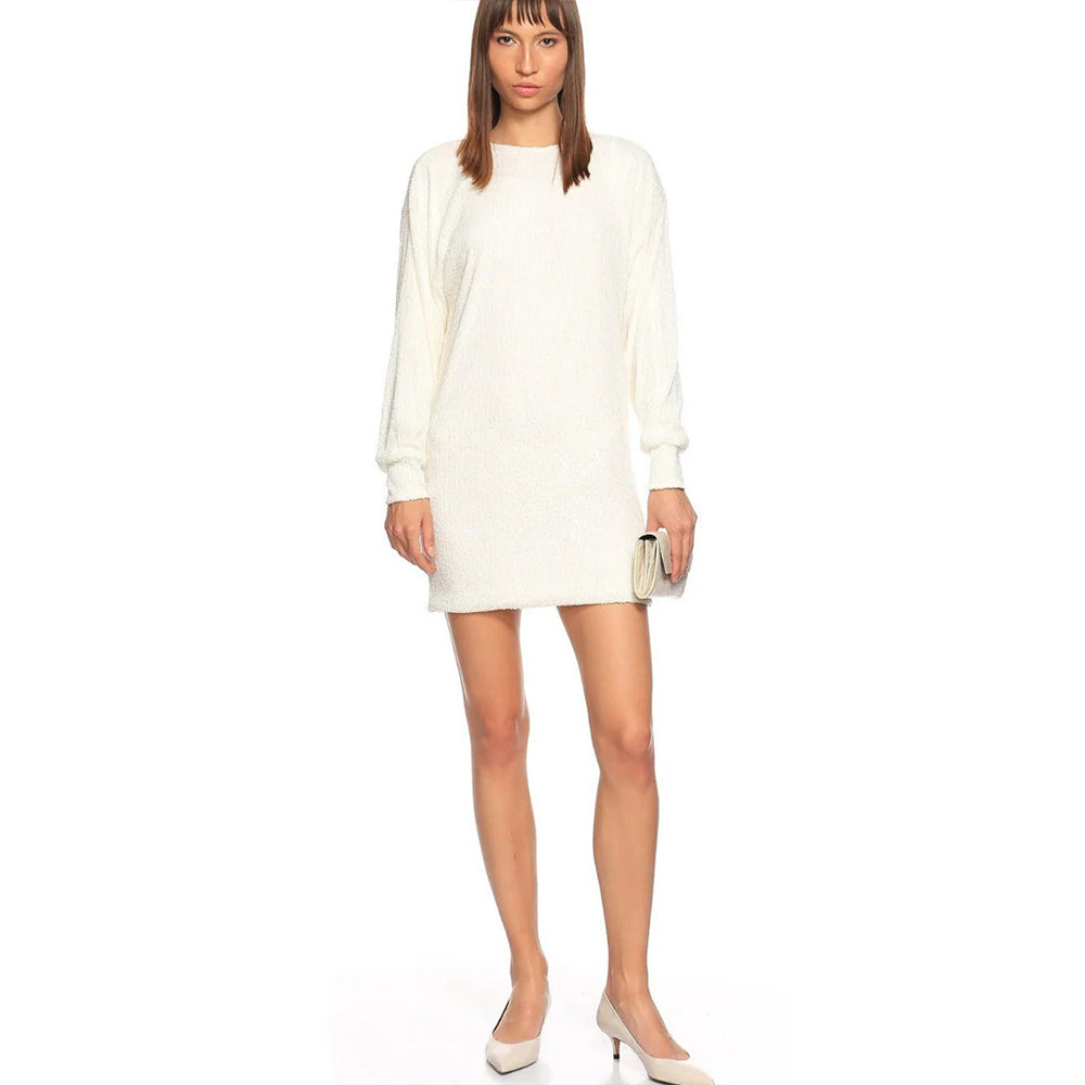 Explore Brena Mini Dress White in designer wear elegance. Shop Now!