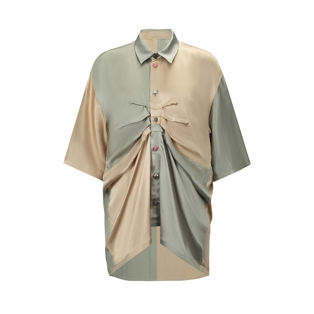 Explore the Butterfly Paneled Shirt at our clothing website today. Shop Now!