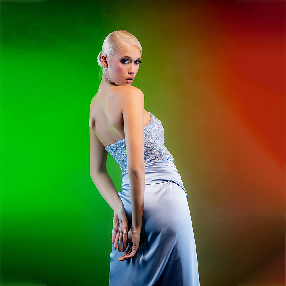 Experience elegance with the Calista Dress from The Luxe Maison. Shop luxury dresses online today for unmatched style. Shop Now!