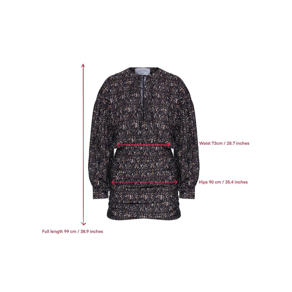 Carlotte Printed Poplin Mini Dress