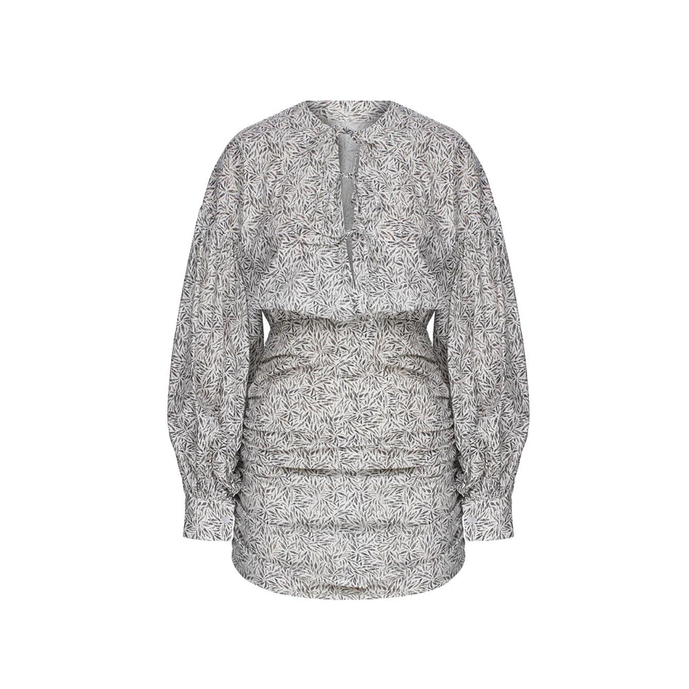 Carlotte Printed Poplin Mini Dress