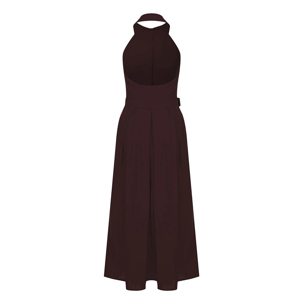 Carrie Linen Midi Dress