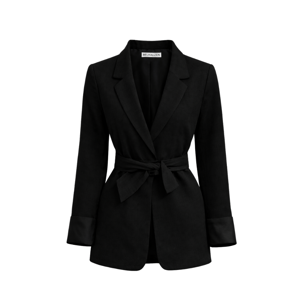 Classic Cotton Blend Blazer