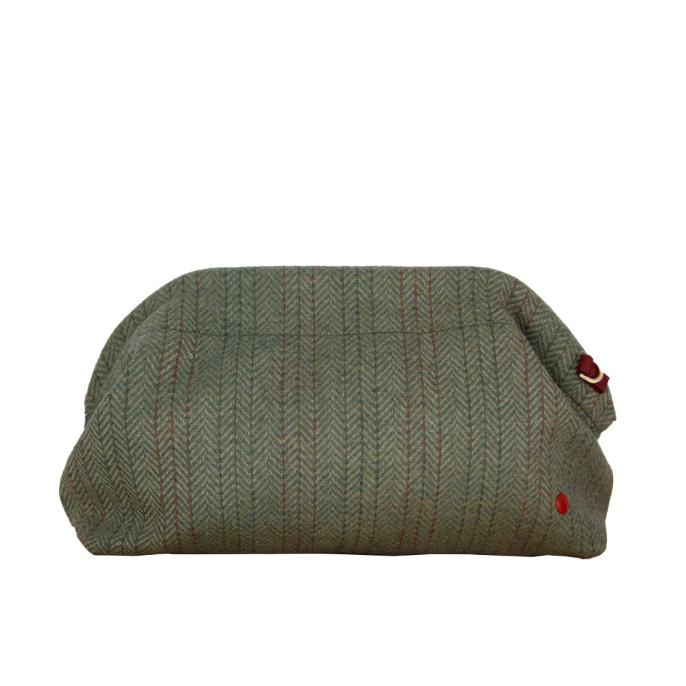 Classic clutch bag in Burgundy Green that completes every outfit Shop Now!