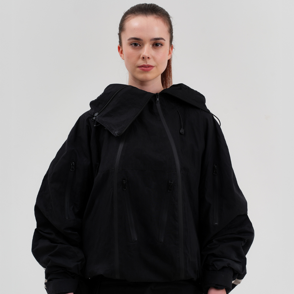 Shop online from our exclusive website. Discover the VOITECH® Dimension Technical Jacket with a lightweight technical shell, dual-zip closure, articulated panels, adjustable fit, and adaptive performance-inspired design.