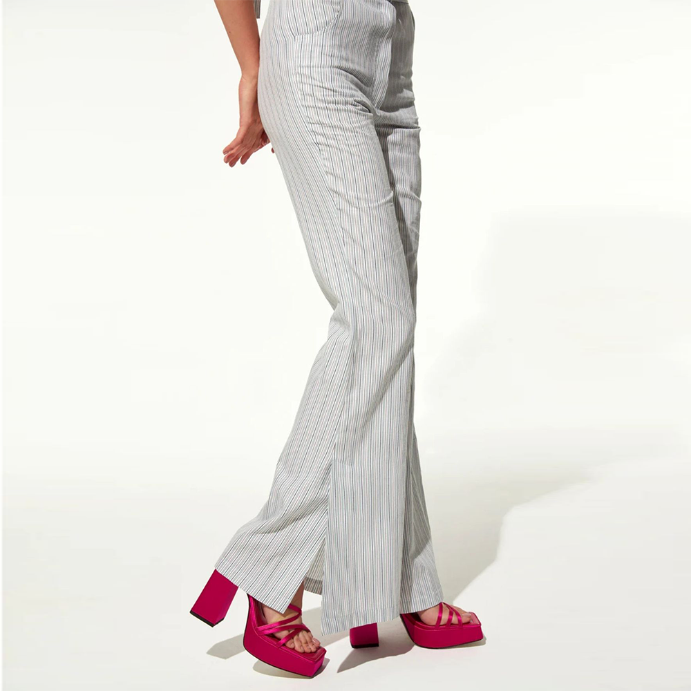 Doxy Flared Cotton Trousers