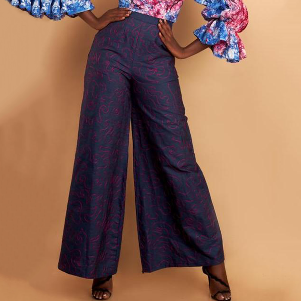 Embroidered Wide Leg Pants: Boho chic meets comfort. Stunning embroidery, relaxed fit. 