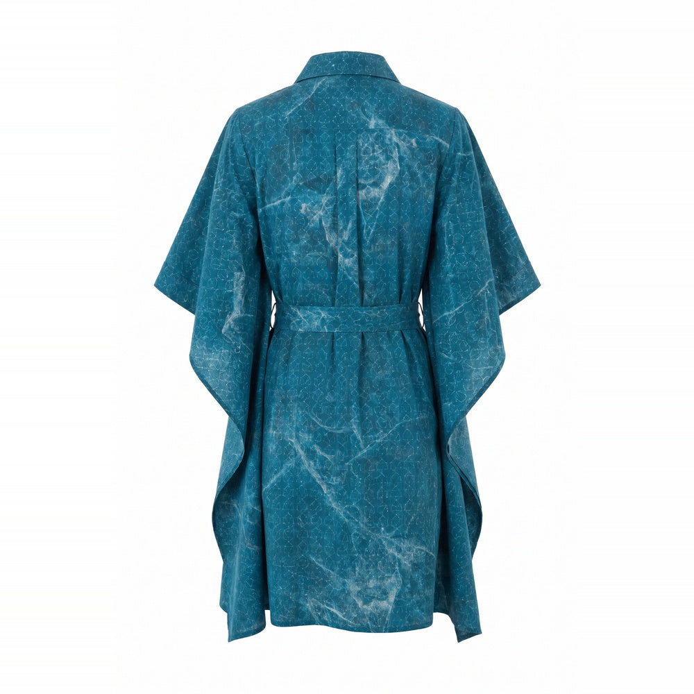 Shop online from our exclusive website and discover the Eucalyptus Kaftan Whale Shirt Dress by Benedetti Life, crafted from eco-friendly eucalyptus fabric for fluid comfort, elegance, and sustainable style.