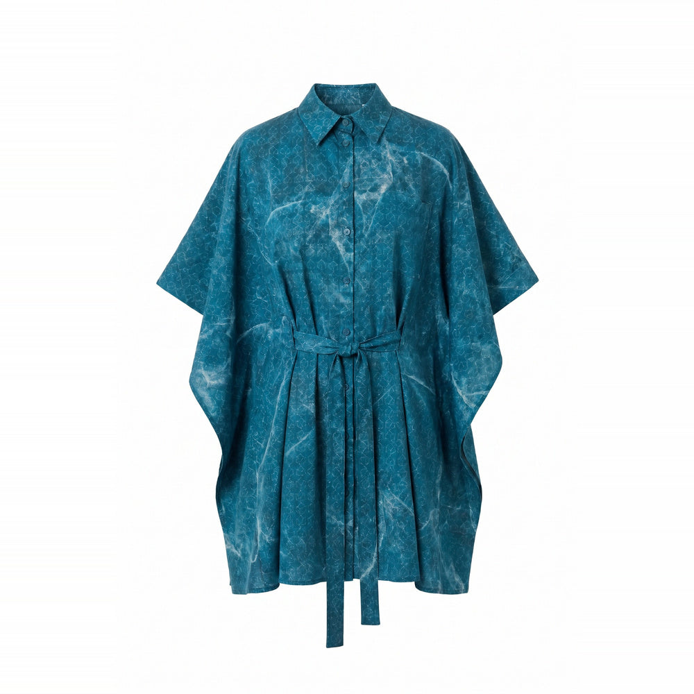 Shop online from our exclusive website and discover the Eucalyptus Kaftan Whale Shirt Dress by Benedetti Life, crafted from eco-friendly eucalyptus fabric for fluid comfort, elegance, and sustainable style.