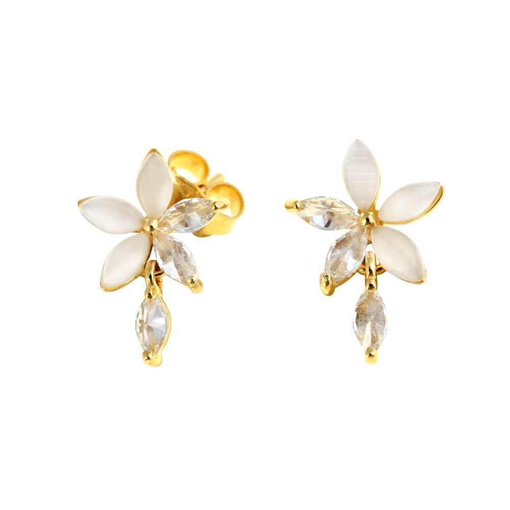 Flower V Earrings