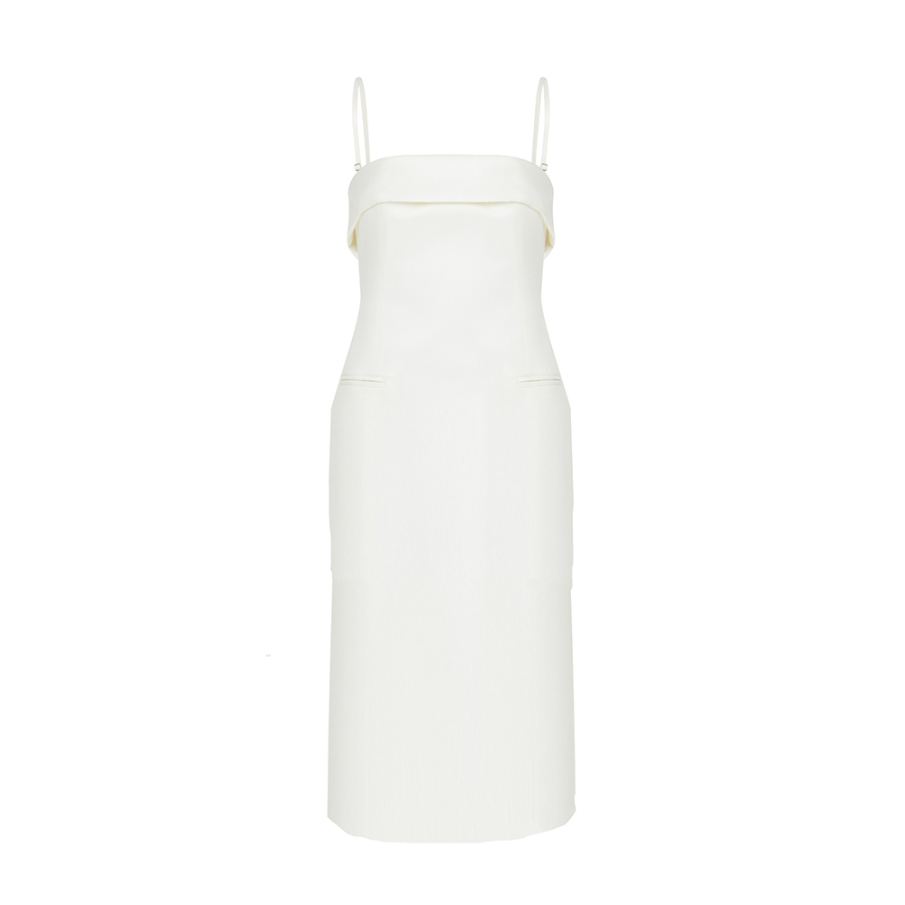 Gaia Long Dress in Vanilla Ice