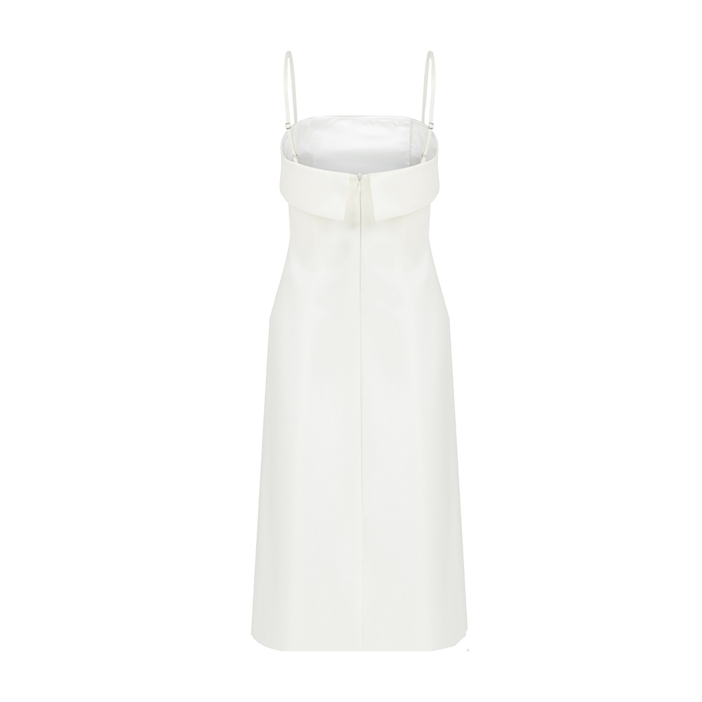 Gaia Long Dress in Vanilla Ice