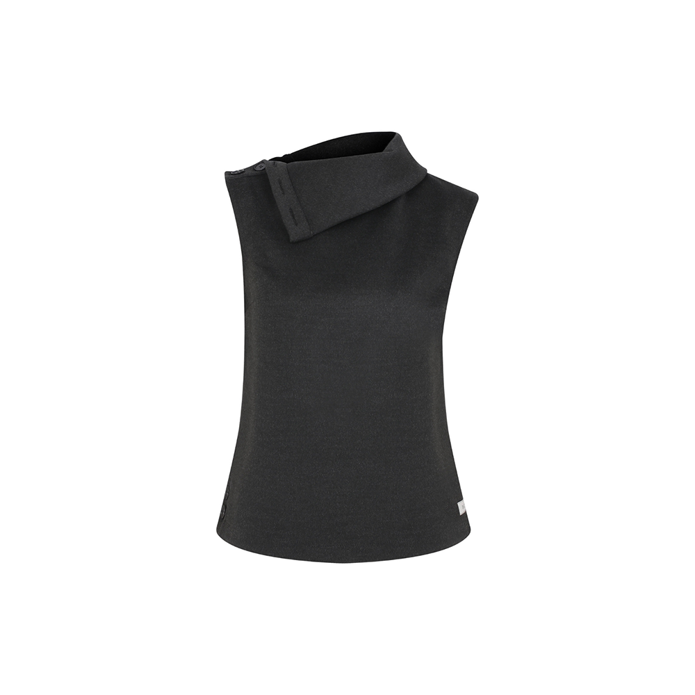 Geena Sleeveless Roll-Neck Top captures true luxury designer top beauty. Shop Now!