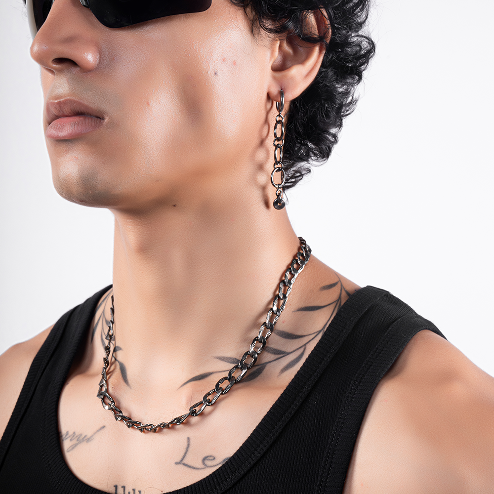 Add sophistication to your style with the Gourmette Necklace from The Luxe Maison, available for purchase India online. Shop Now!