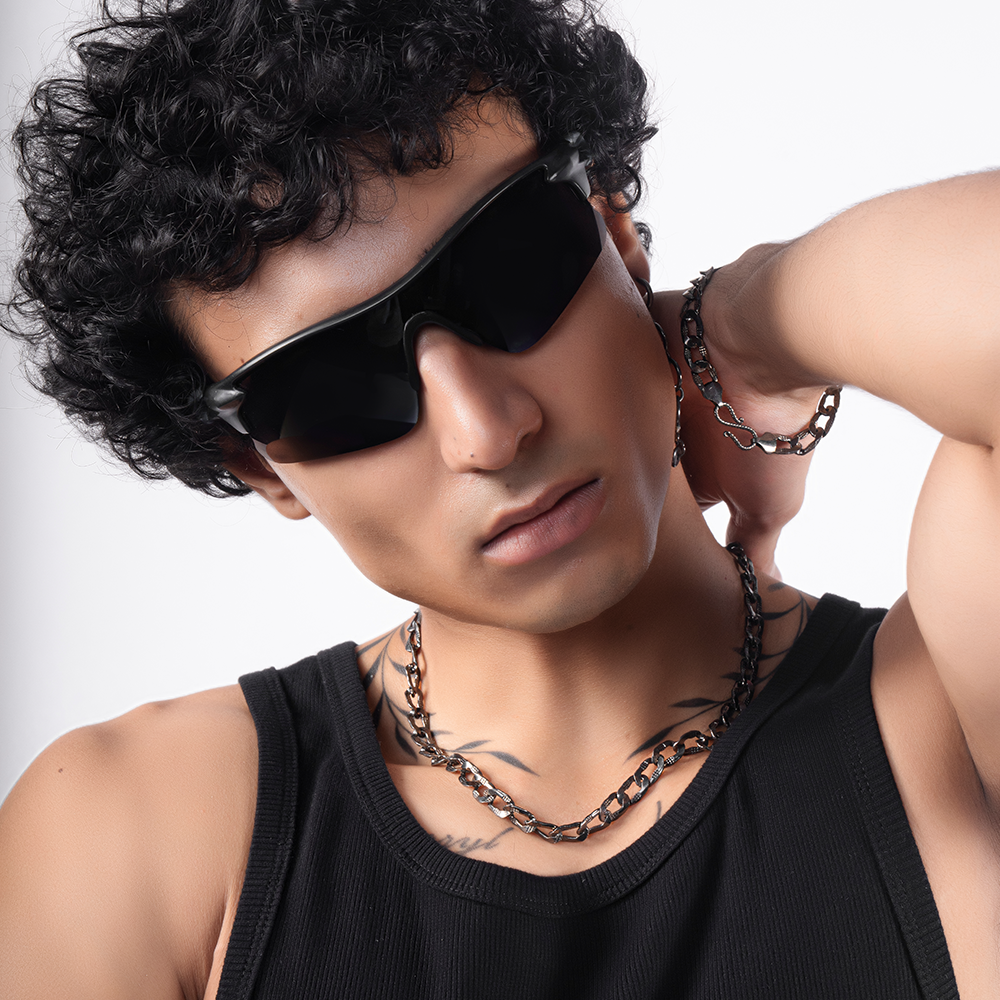 Add sophistication to your style with the Gourmette Necklace from The Luxe Maison, available for purchase India online. Shop Now!