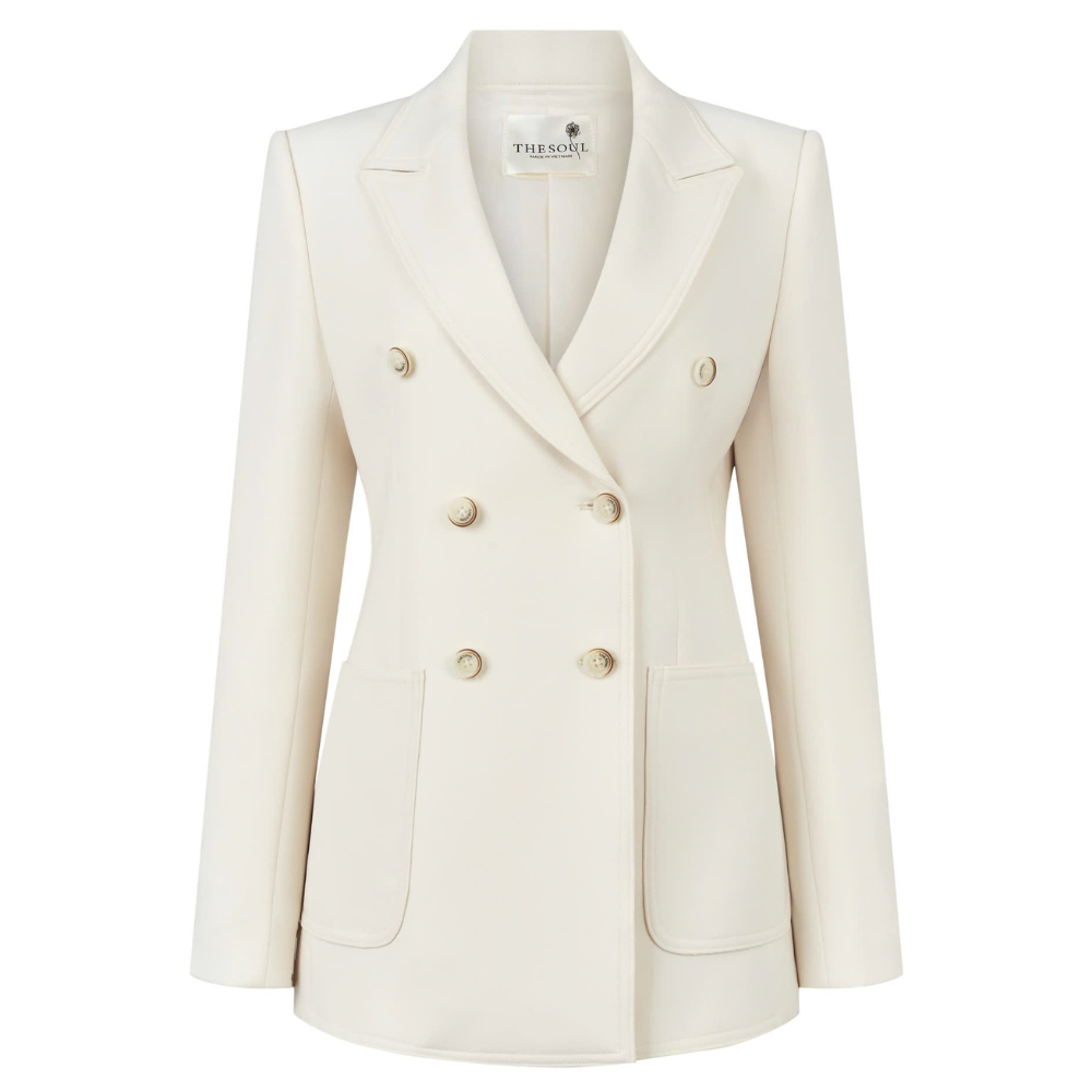 Halo Straight Blazer that completes your dresses to shop list. Shop Now!
