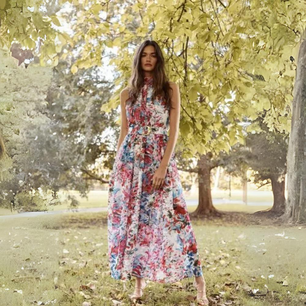 Made from beautiful 100% polyester our classic spot maxi is a show stopper. 