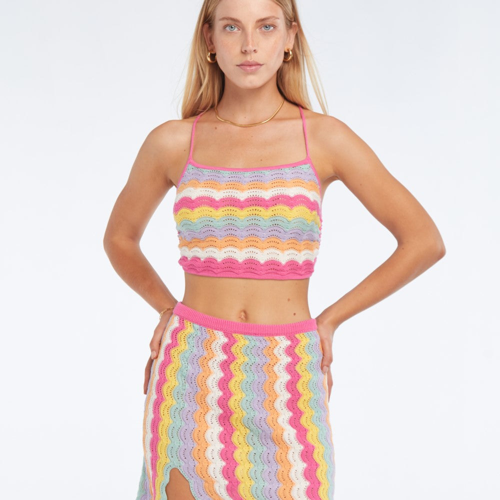 Luxury clothing store presents Holly Multicolor Skirt for your style. Shop Now!