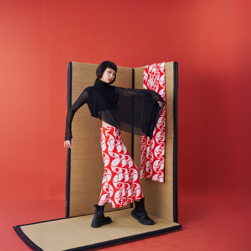 Grace INF Asymmetric Sheer designed for pure luxury wear. Shop Now!