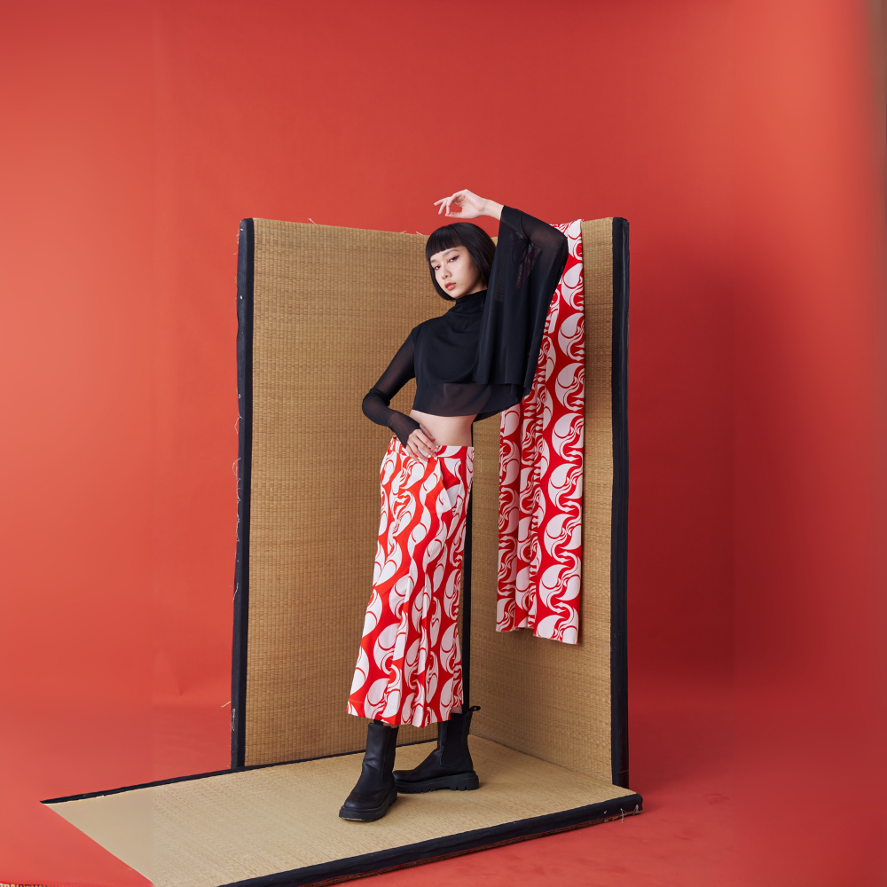 Grace INF Asymmetric Sheer designed for pure luxury wear. Shop Now!