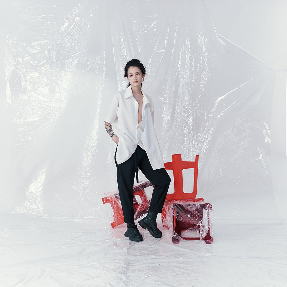 Classic designer wear INF Deconstructed Shirt. Shop Now!