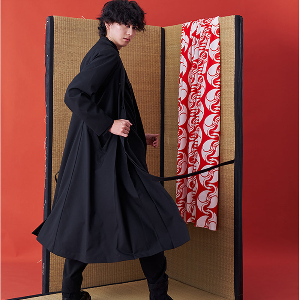 Explore designer clothing online with INF Kimono Suit Jacket Black. Shop Now!