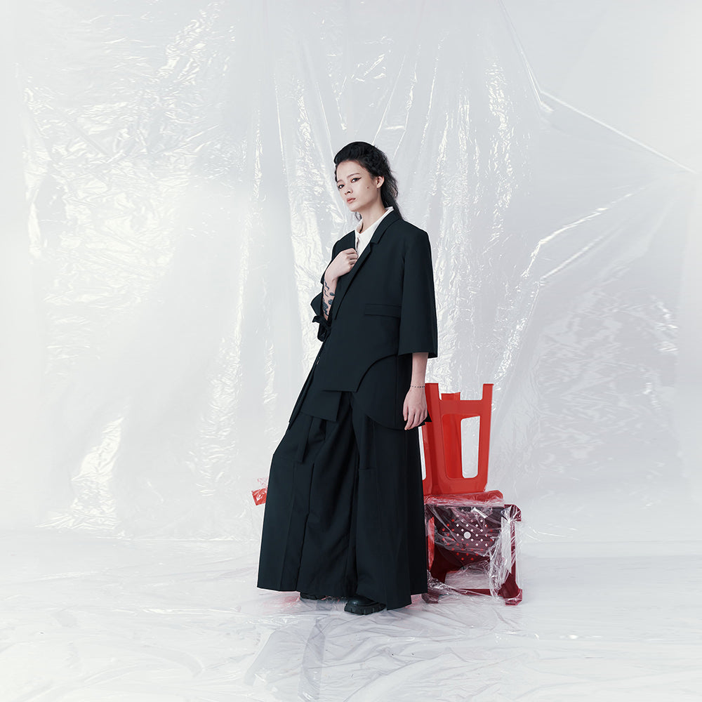 Elevate style with INF Deconstructing Suit Jacket from shopping website Shop Now!