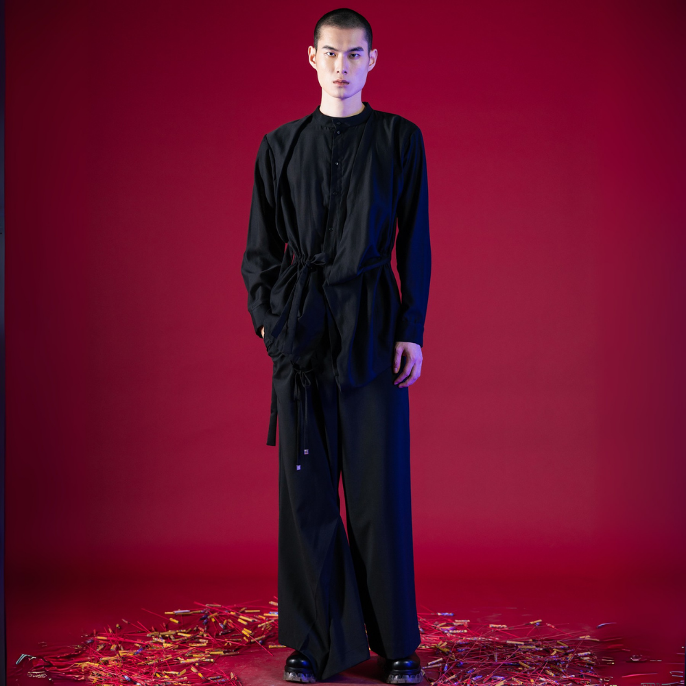 Discover INF Kimono Style Gathering Shirt for online shopping. Shop Now!