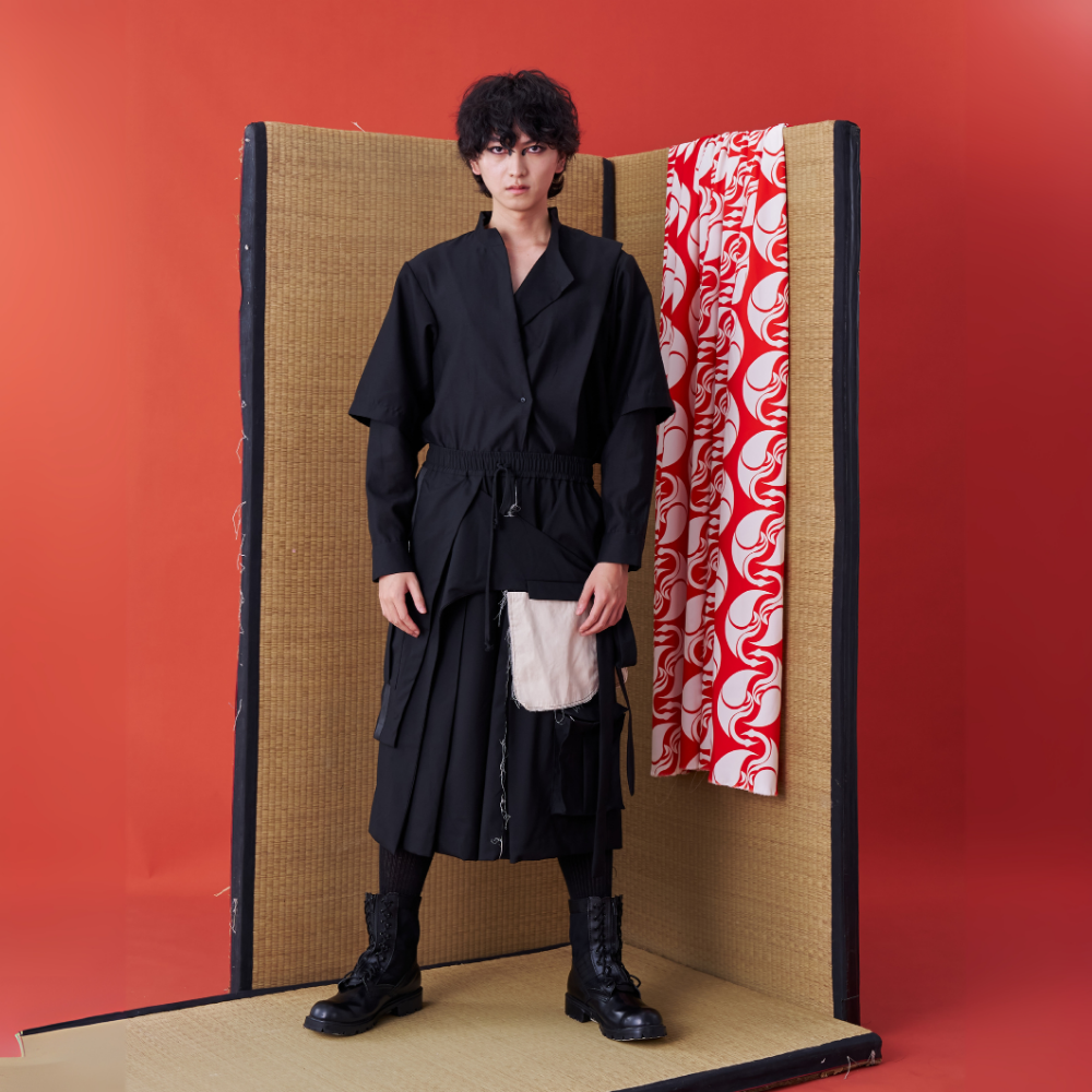 Timeless designer clothing online with INF Multilayered shorts. Shop Now!