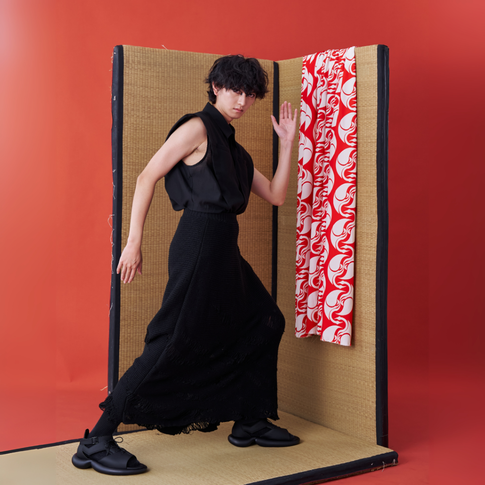 Explore INF Tiger Stripe Knit Long Skirt at our online clothing store. Shop Now!