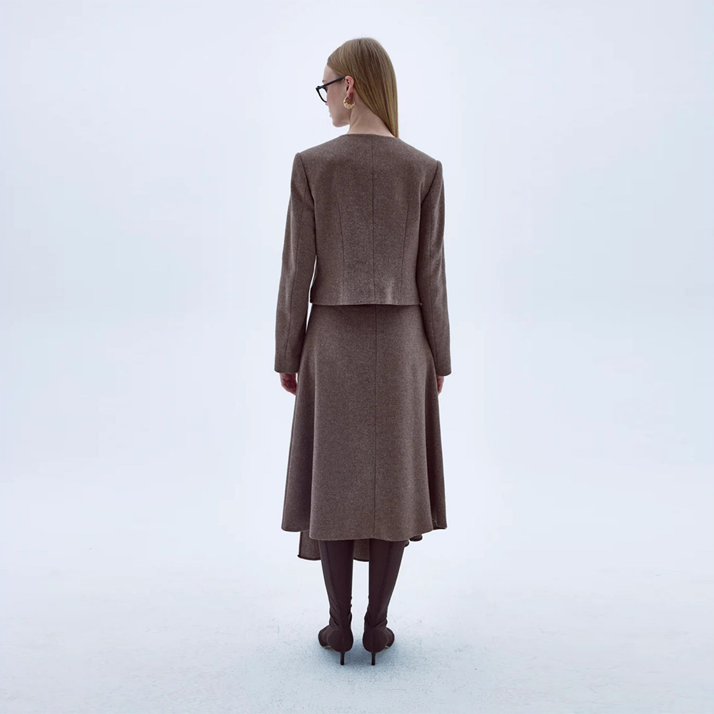 Irma Wool Jacket in Mocha