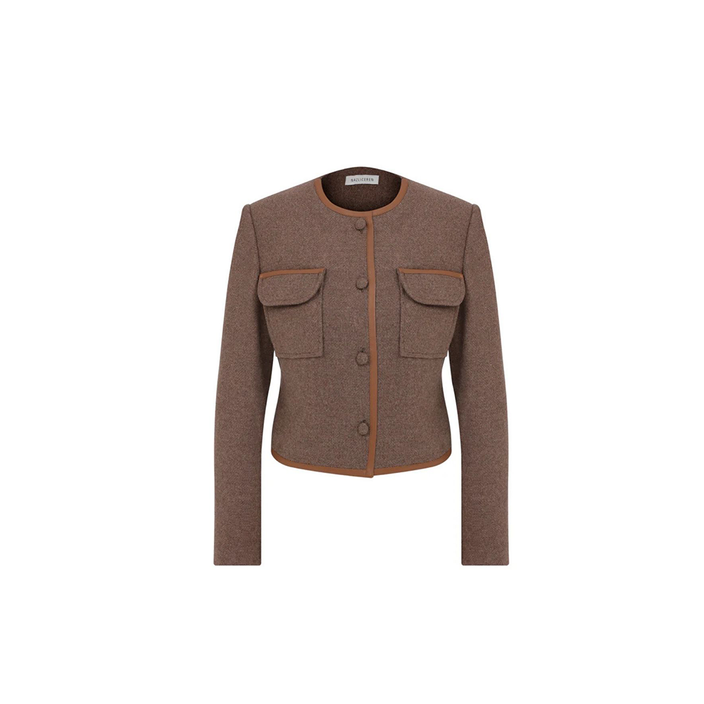 Irma Wool Jacket in Mocha