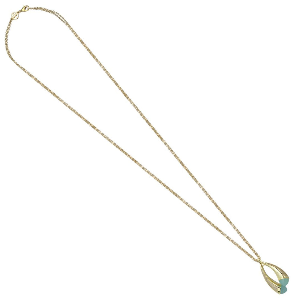 Shop online premium yellow gold pendant necklace with colored crystals and sparkling cubic zirconia stones.